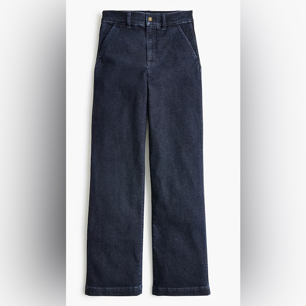 NWT JCrew Factory Denim Trouser Pant in Signature Stretch
